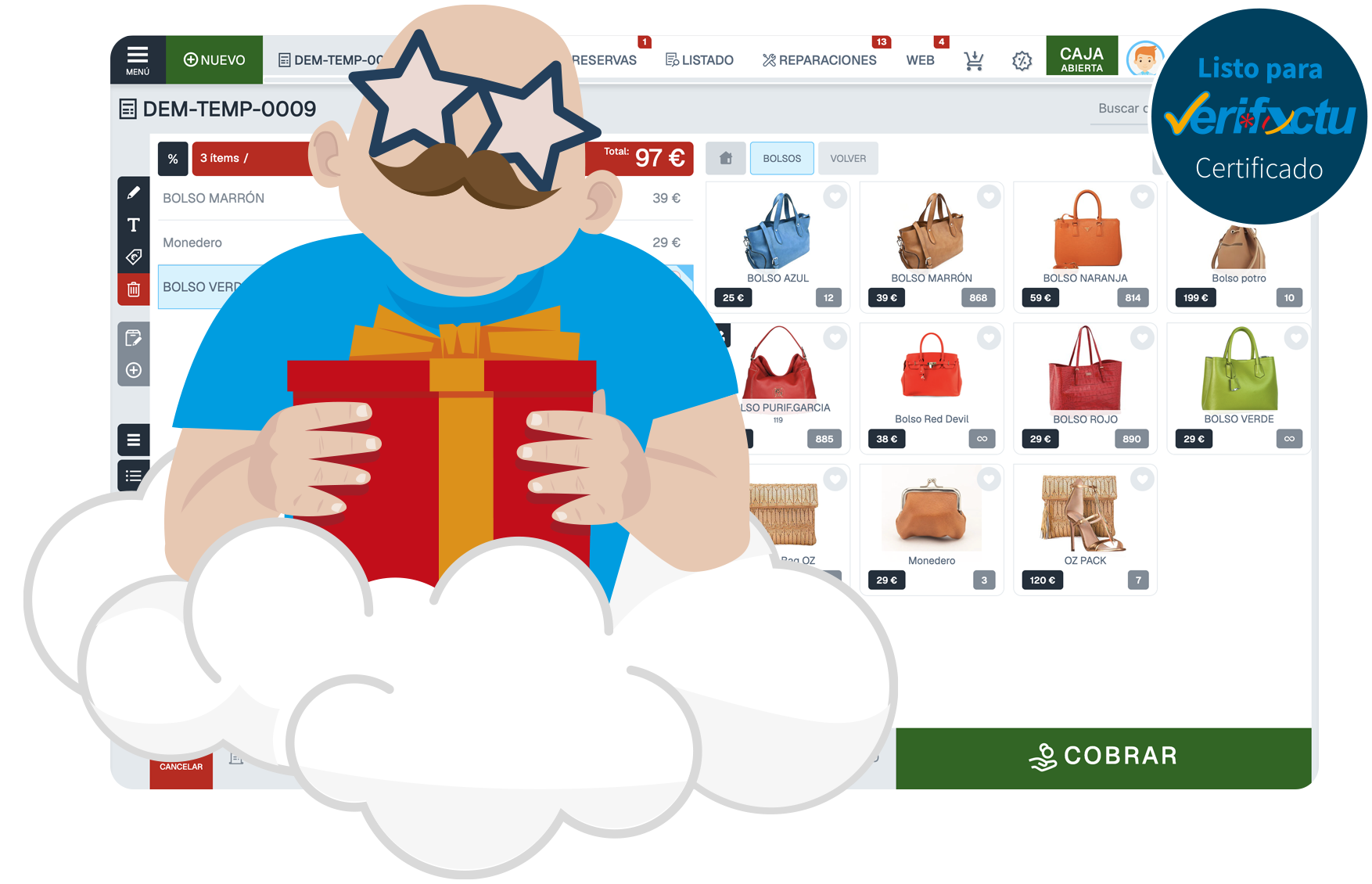Software TPV Online para tiendas de regalo y accesorios