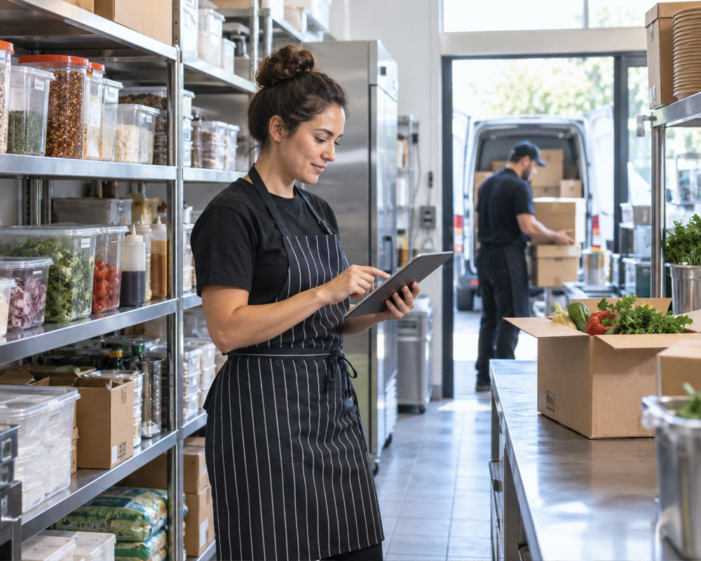 Control de stock y pedidos a proveedores para negocios de comida para llevar con TPV Online